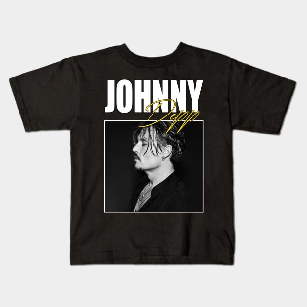 Johnny Depp Kids T-Shirt by ActiveNerd